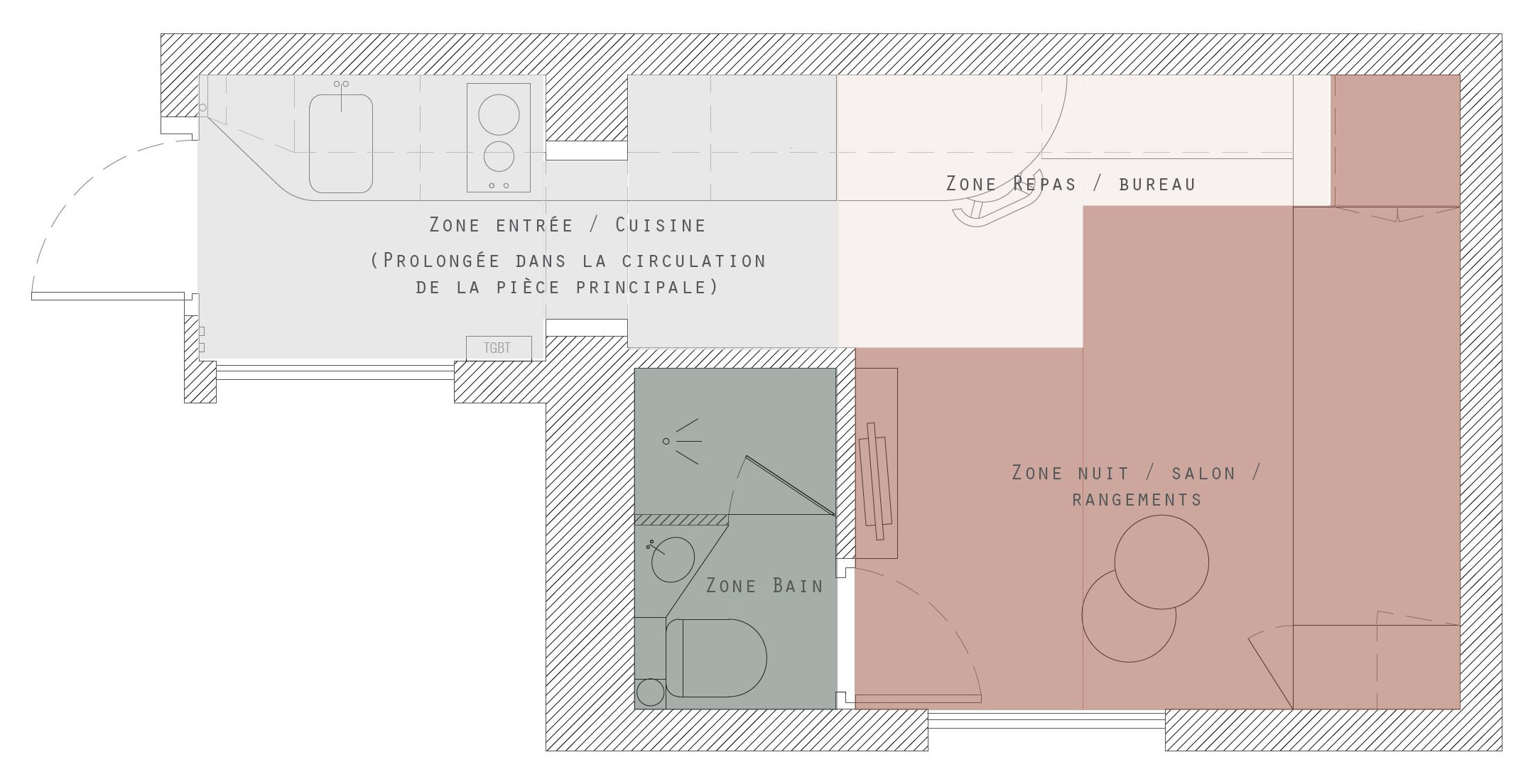 До и после: Переделка студии 14 кв.м во французском Клиши