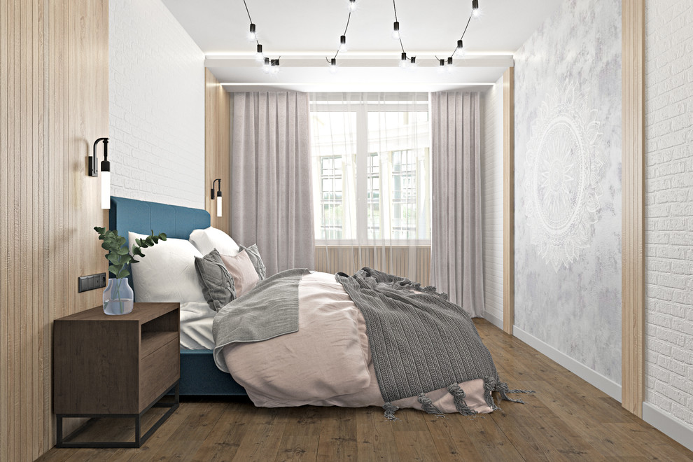 Квартира 60 кв.м  в стиле лофт + современный стиль.