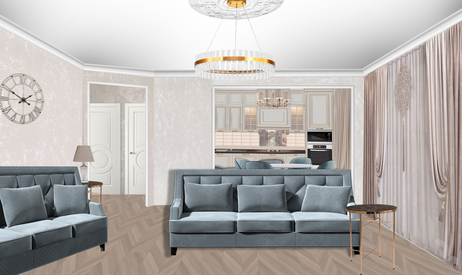 Обложка проекта: Коллажный дизайн проект "Солнечногорская"