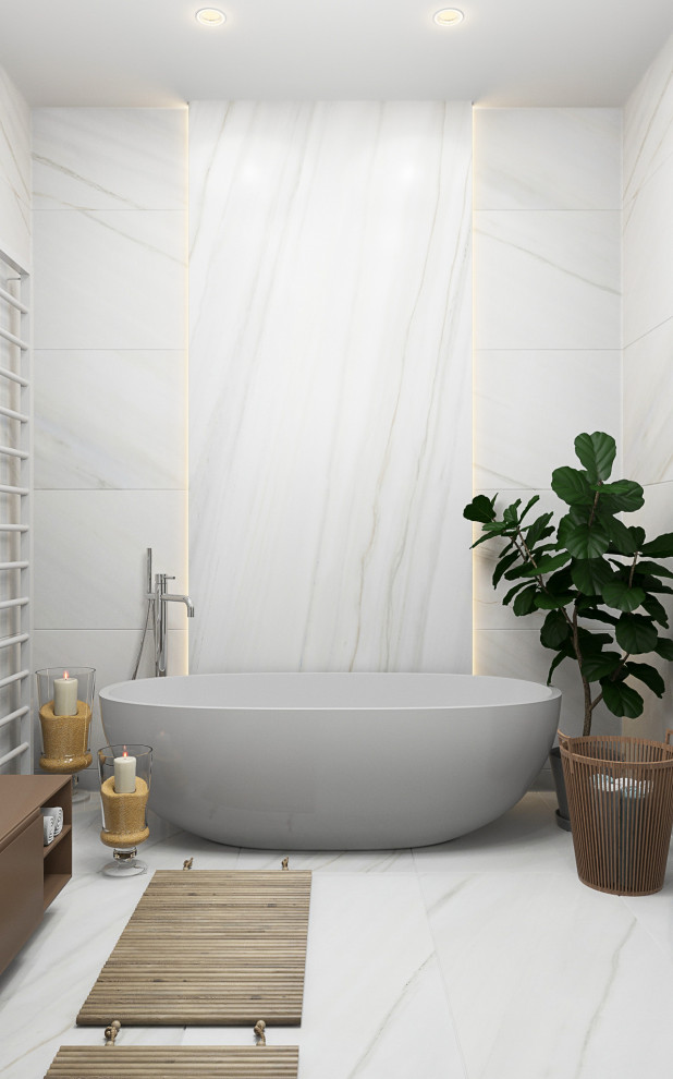 Ванная комната в стиле эколюкс