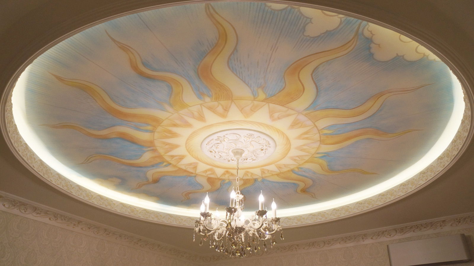 Обложка проекта: Роспись потолка в детской для мальчика