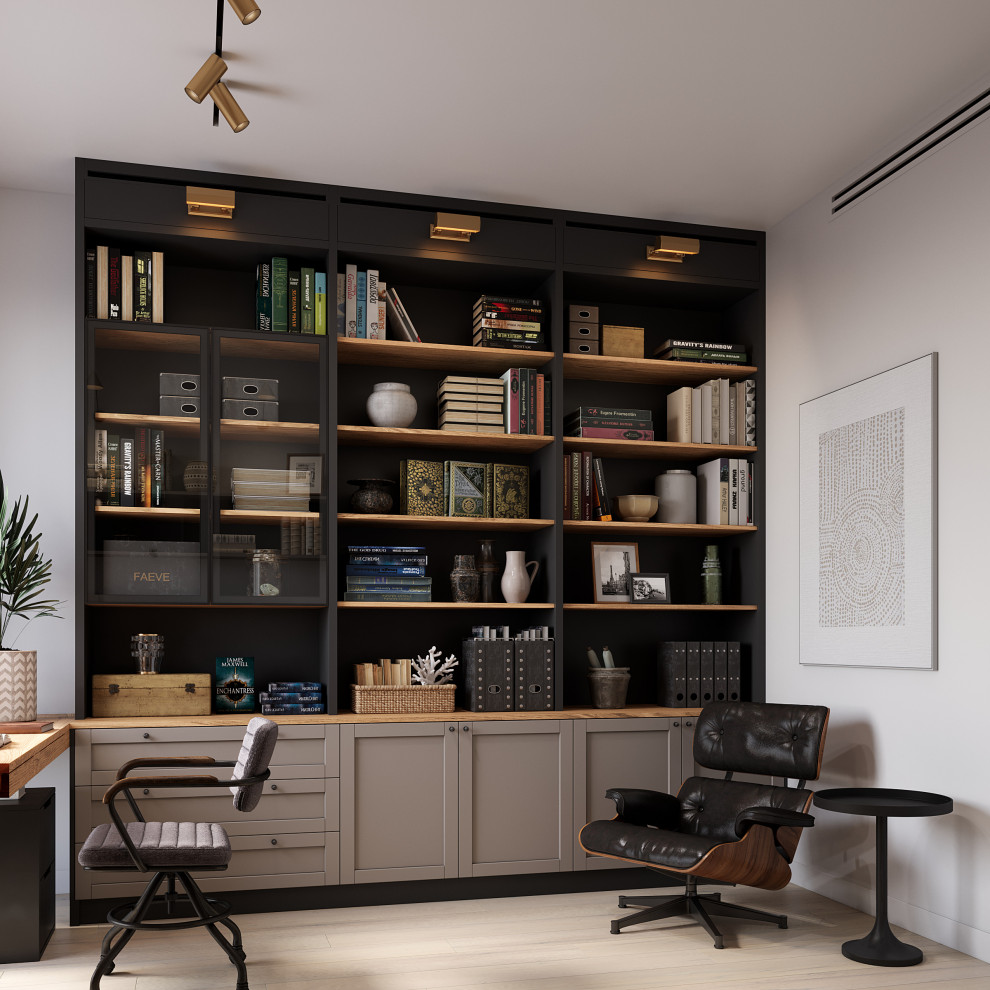 Квартира с зелеными акцентами