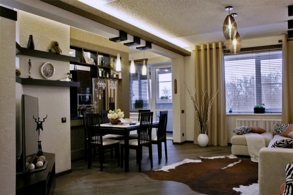 Квартира с африканскими мотивами в г. Обнинске.