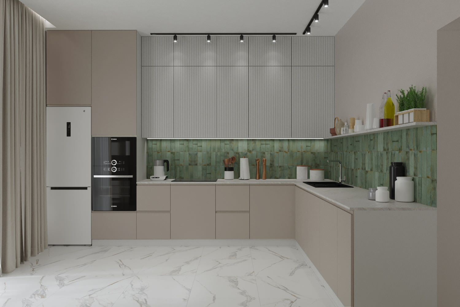 кухня гостиная 32 кв м