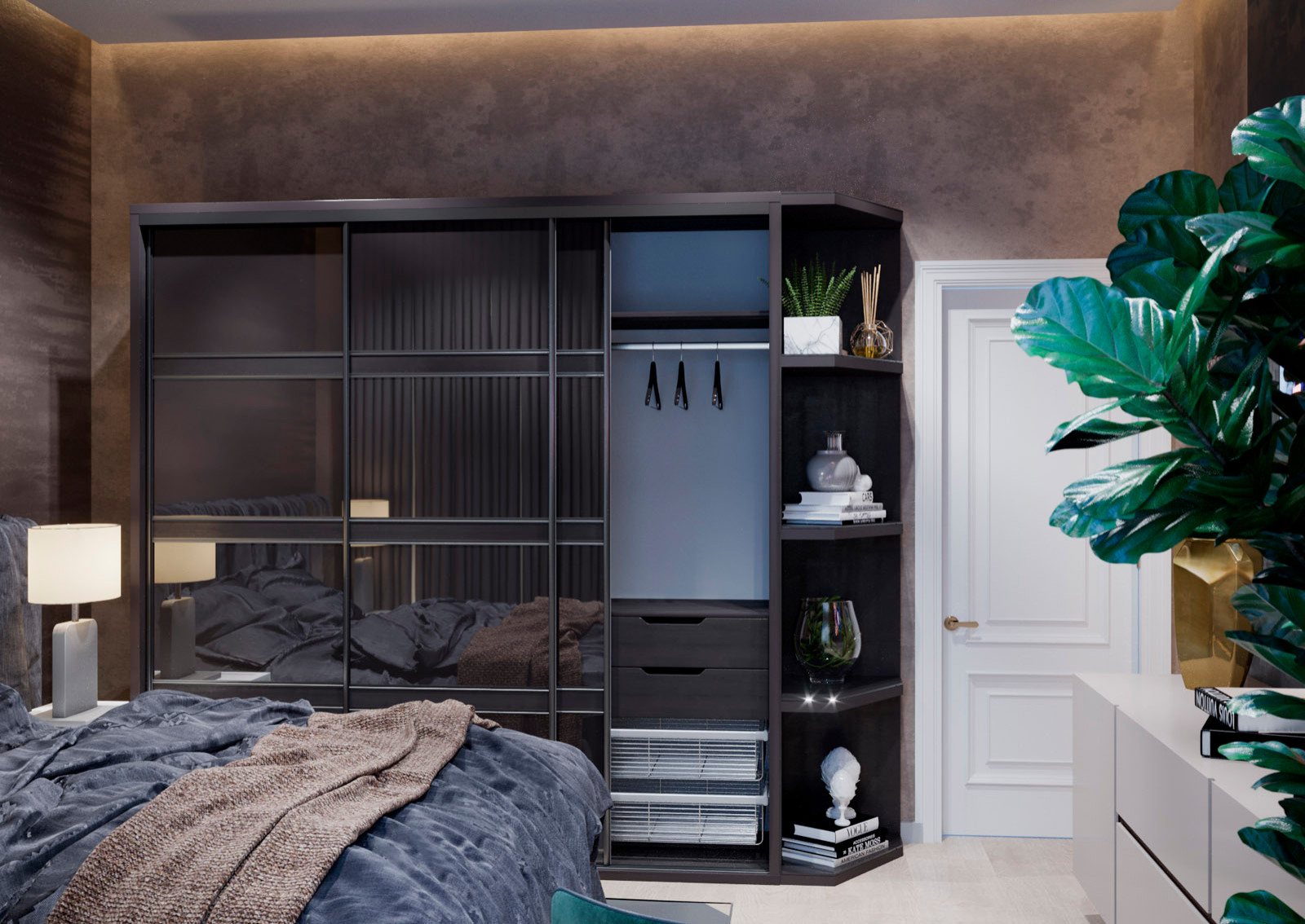 Cпальня в современном стиле