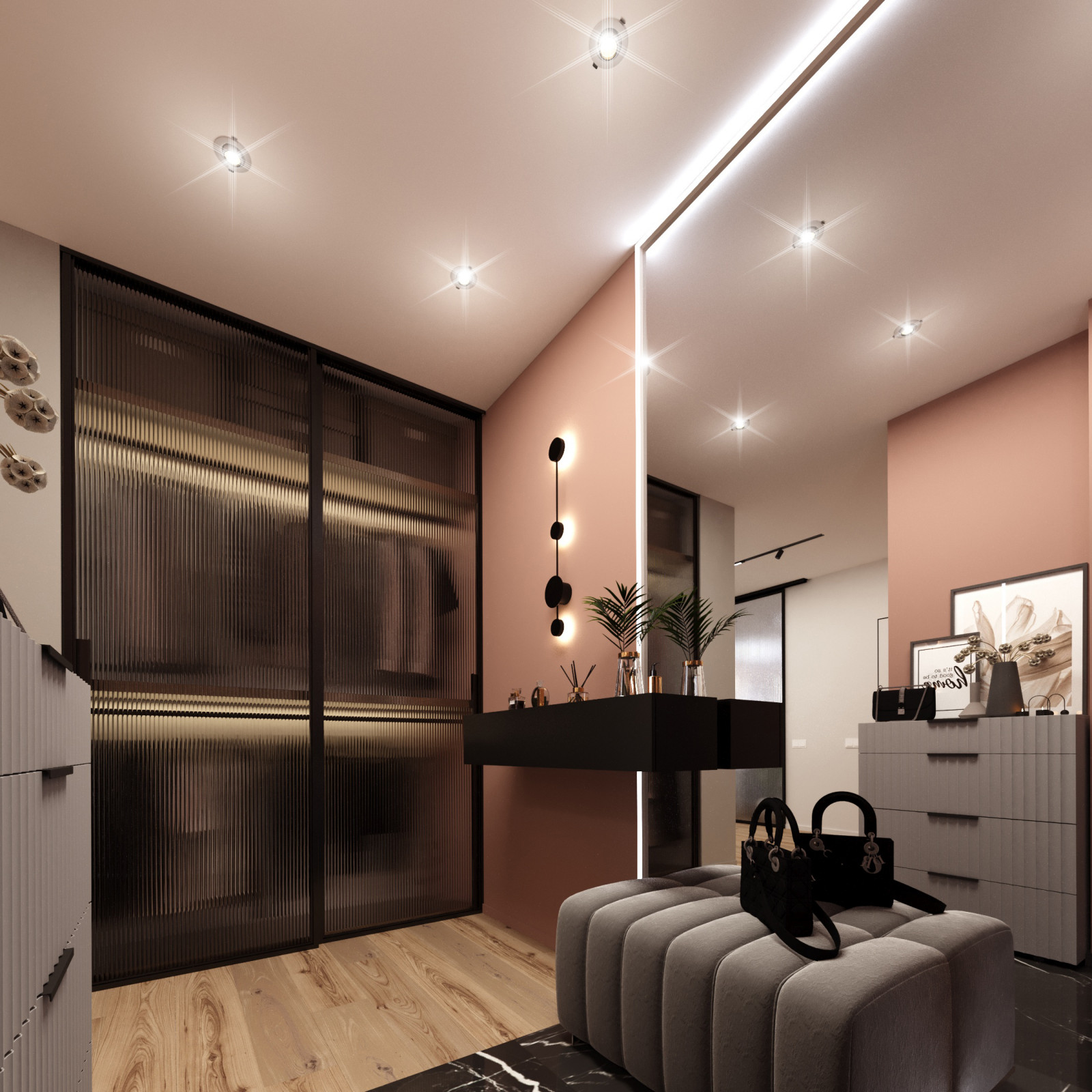 Дизайн-проект интерьеров квартиры 108 м2