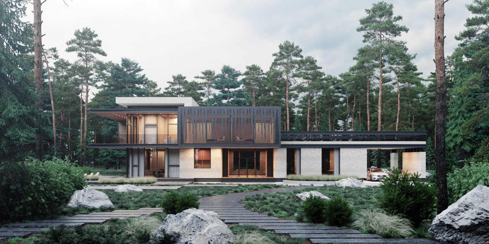 Дом с динамическим фасадом