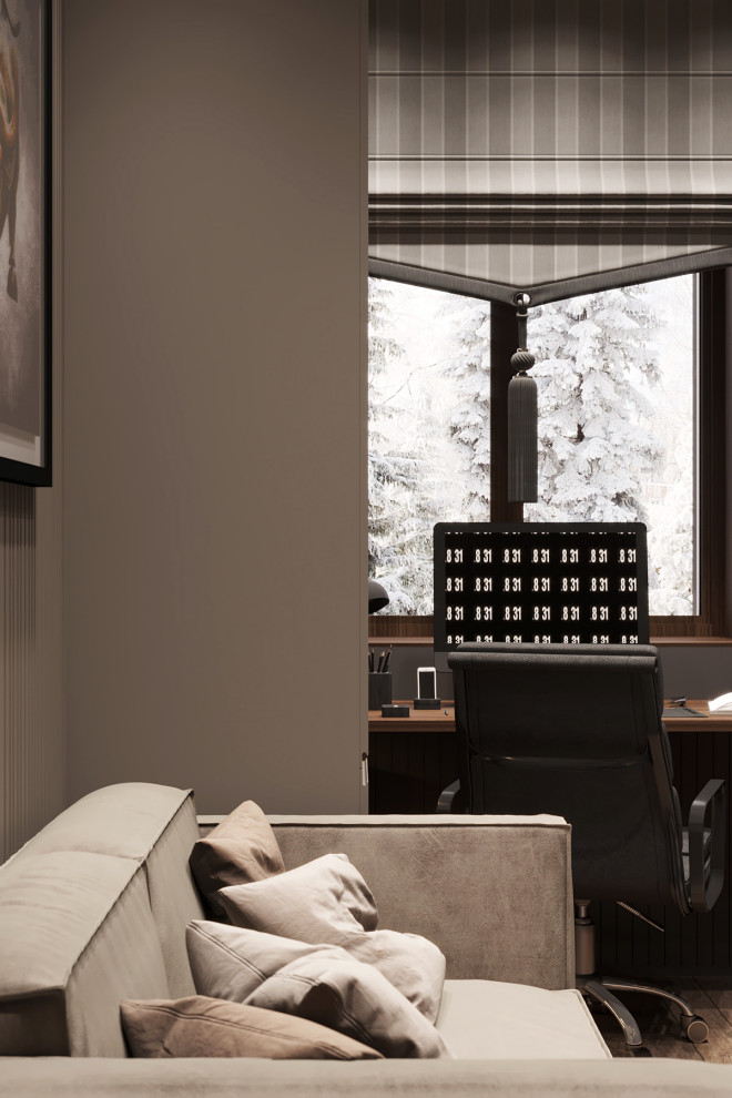 Трехэтажный дом для семьи