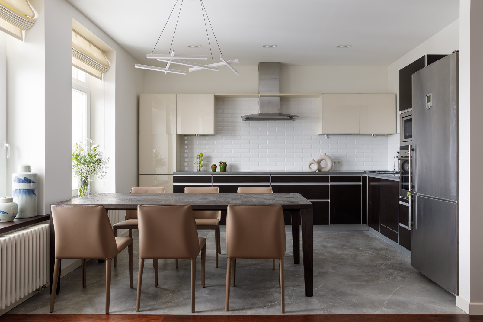 Обложка проекта: Technistone (кухня-столовая, санузел)