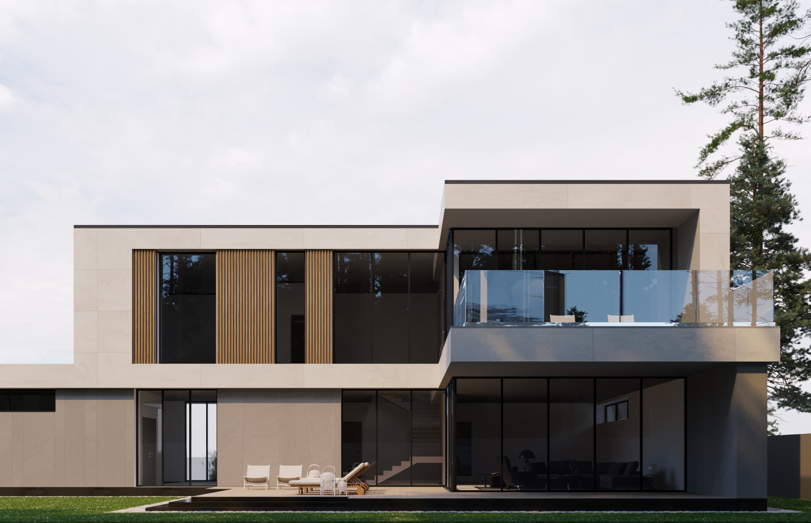 Частный жилой дом.