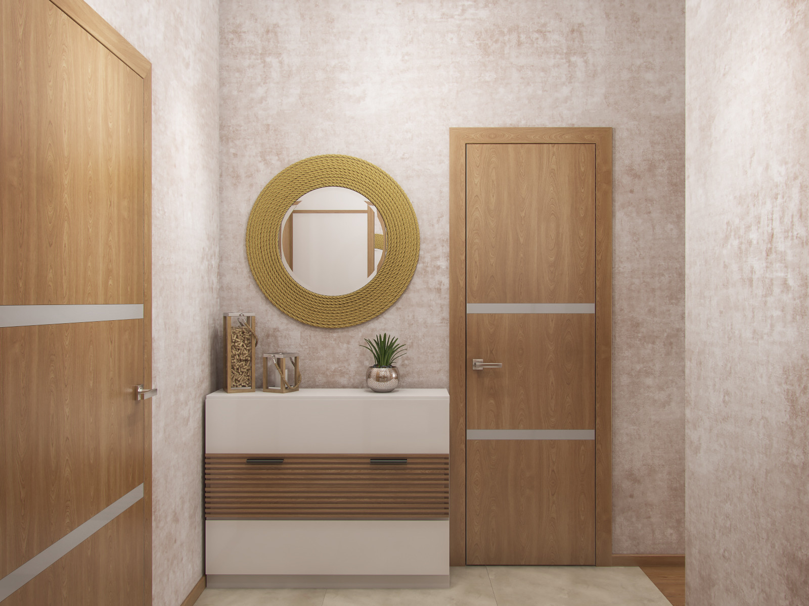 Гостиная в трехкомнатной квартире в Сочи