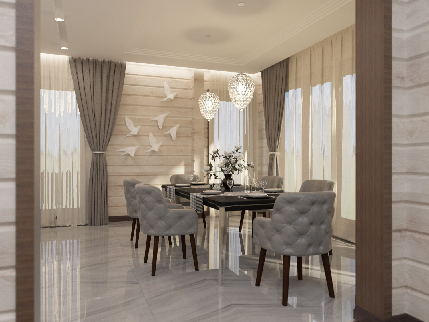 Дизайн деревянного дома