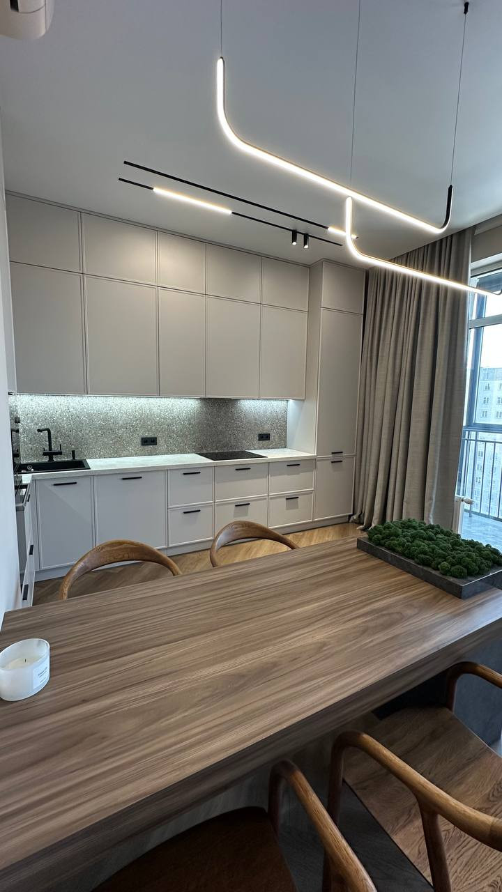 Двух комнатная квартира в стиле эко минимализм. 2023-24 г