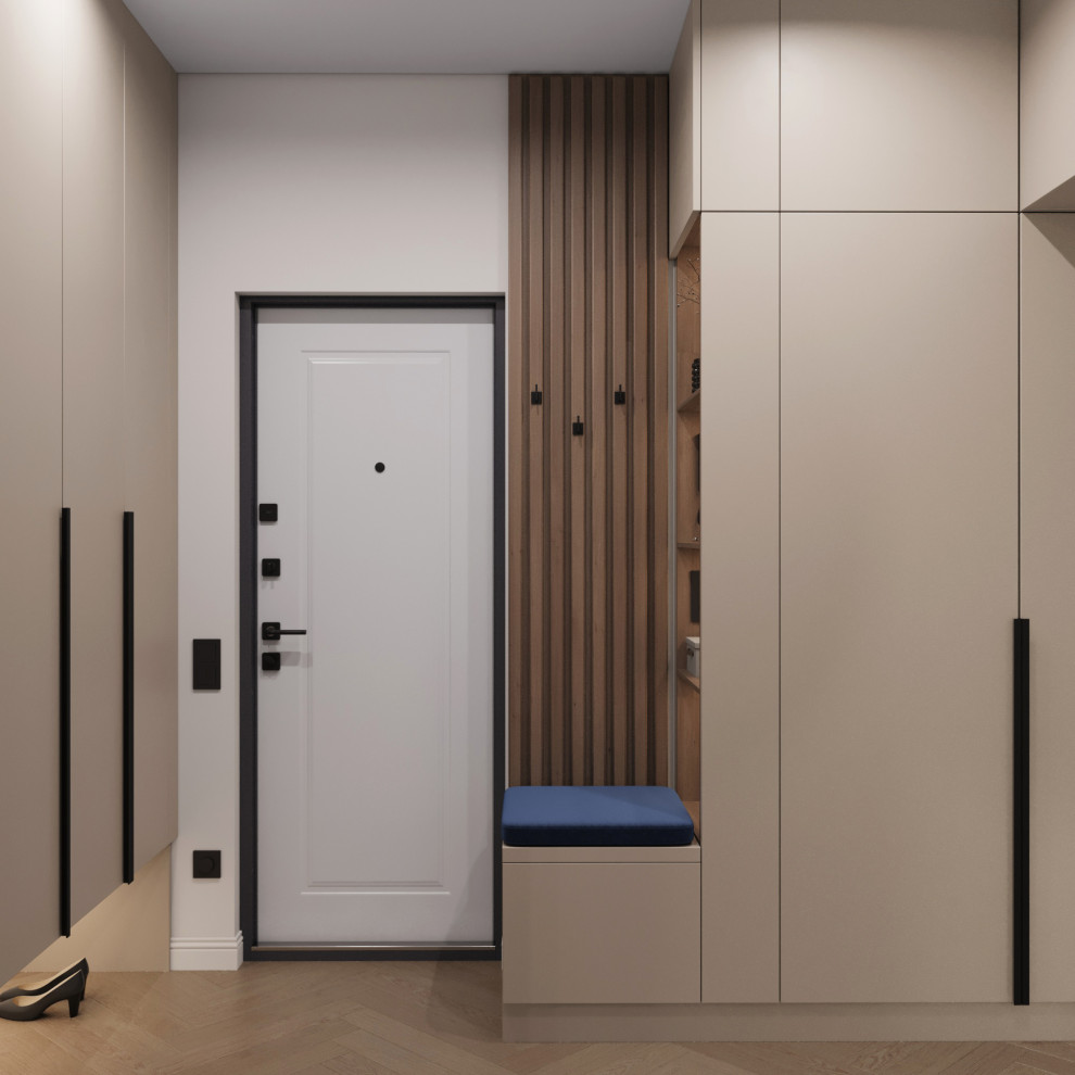 Обложка проекта: Дизайн квартиры во вторичном фонде, Кантемировская, Москва