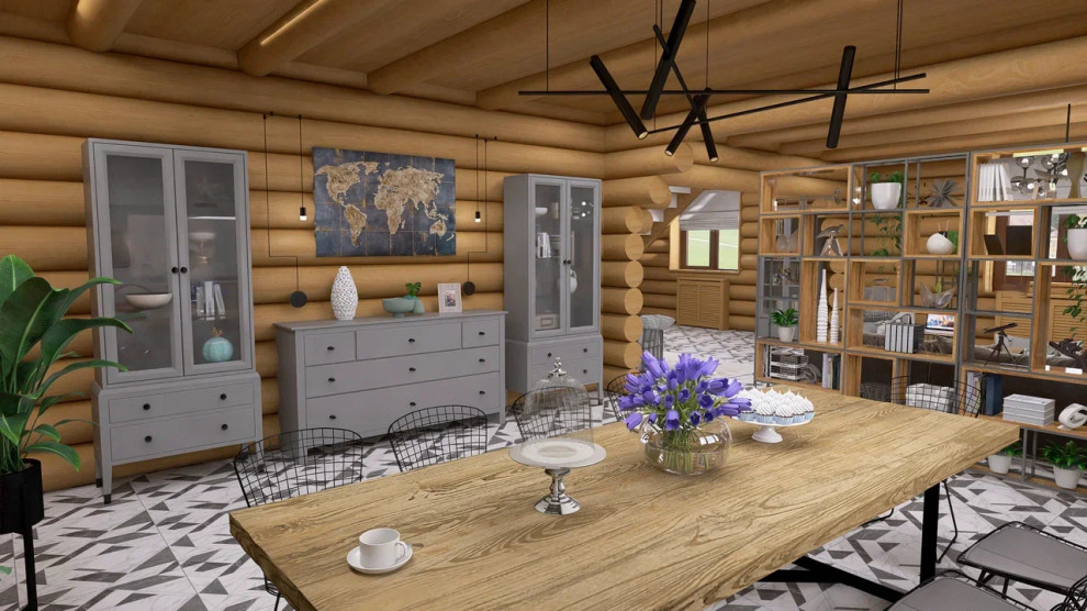 Деревянный дом в Московской области