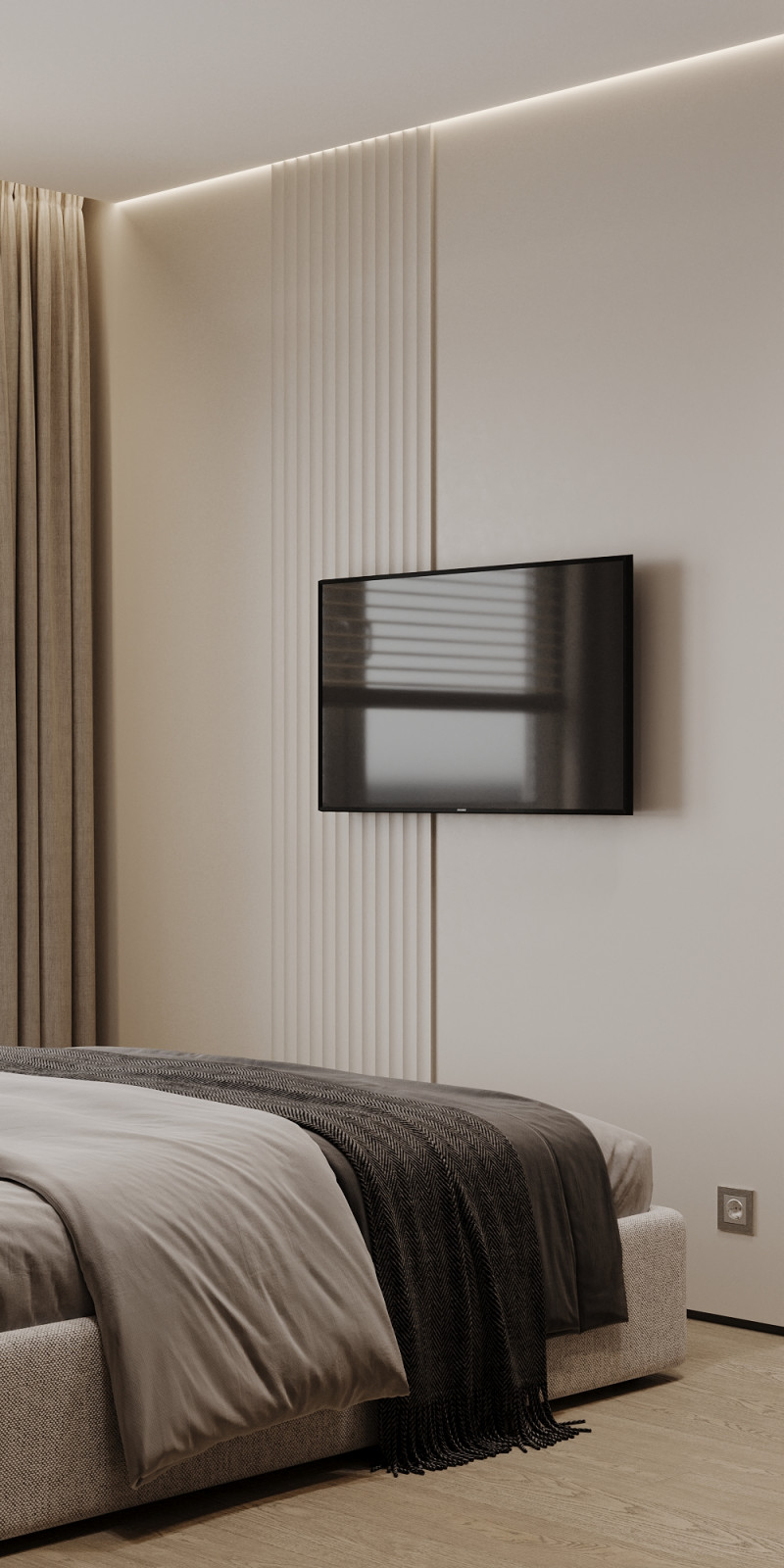 Эскизный проект интерьерной квартиры в Москве