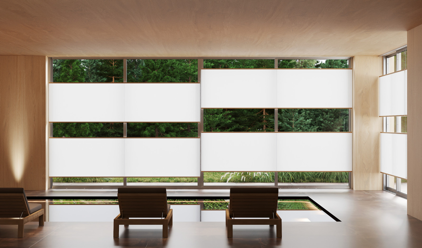 Бассейн в загородном доме