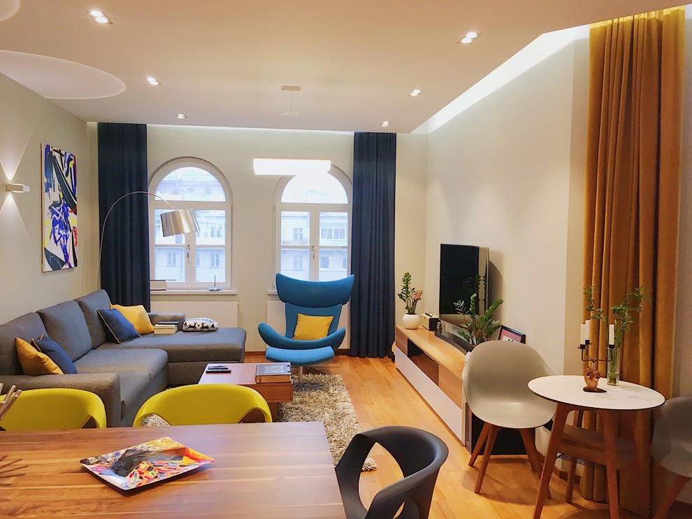 Обложка проекта: Текстиль в яркой квартире ЖК Итальянский Квартал