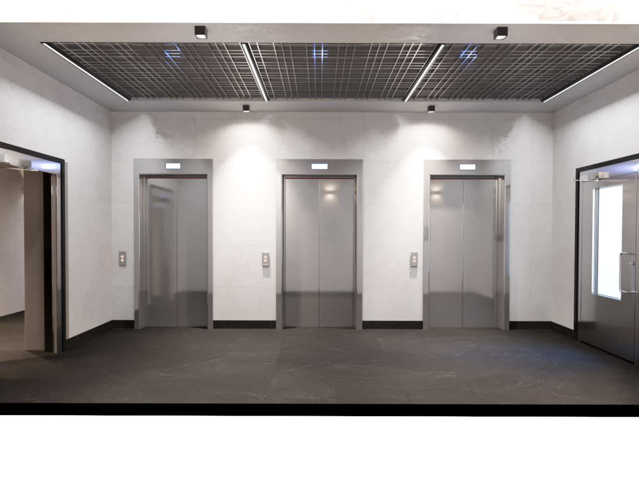 3d Визуализация мест общественного пользования в ЖК Прагма-Сити