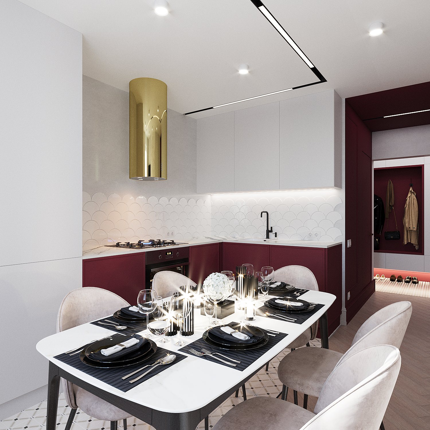 Дизайн проект квартиры 80 кв.м.