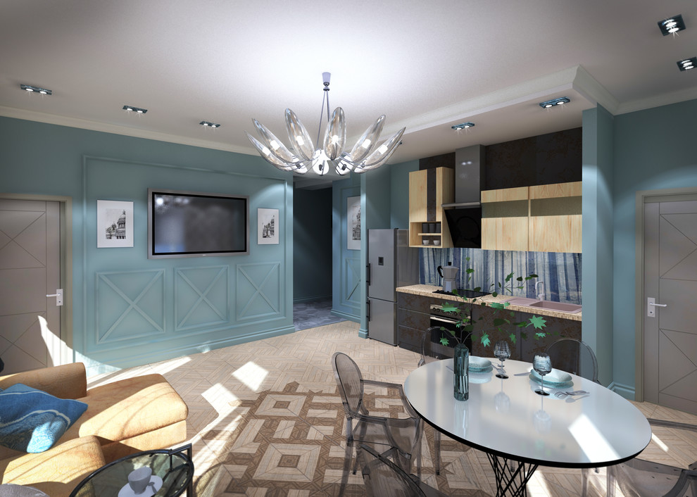 дизайн двухкомнатной квартиры в Домбае