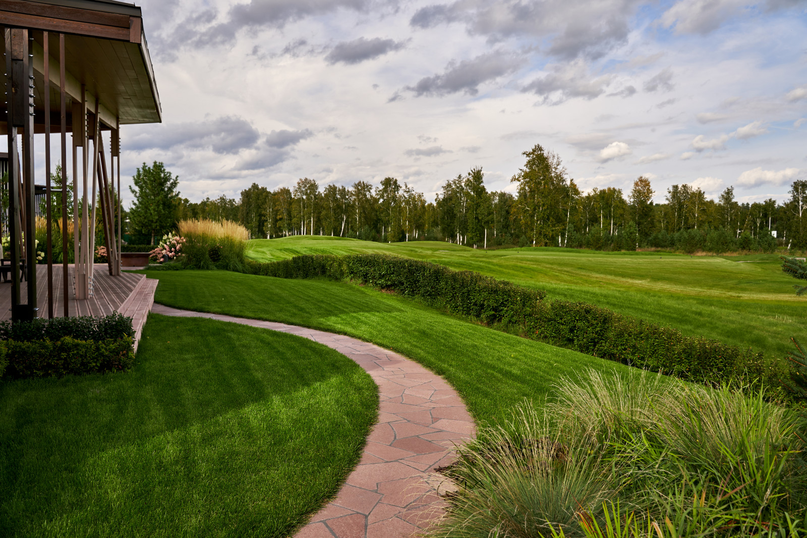 Участок с видом на гольф-поле
