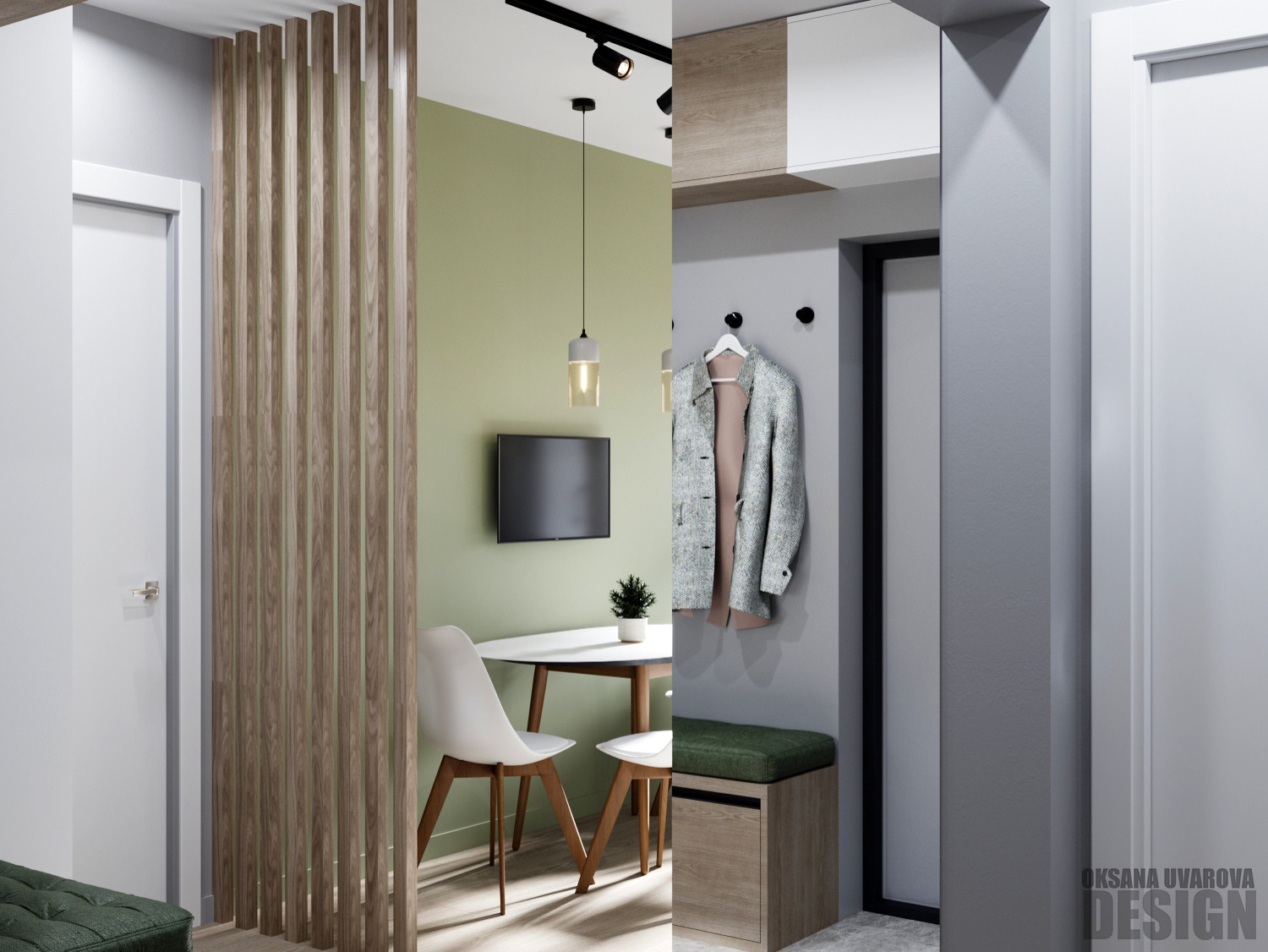 Двухкомнатная квартира для молодой пары в Москве