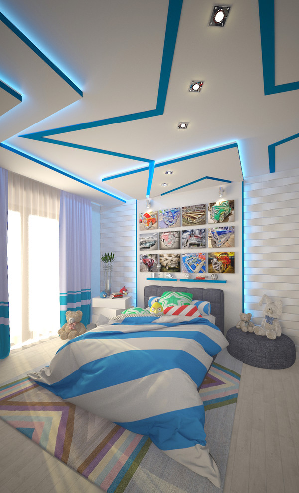 Беверли Хиллз - Лос Анджелес. Дизайн интерьера в современном стиле.