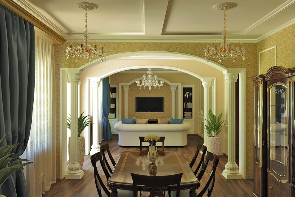 Обложка проекта: Гостиная в классическом стиле