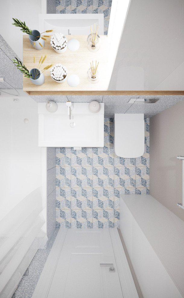 Квартира 31 м2 для молодой девушки в стиле современная классика