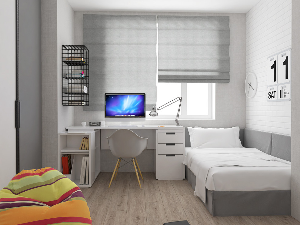 Этюд в теплых тонах: 4-комнатная квартира 106 м2