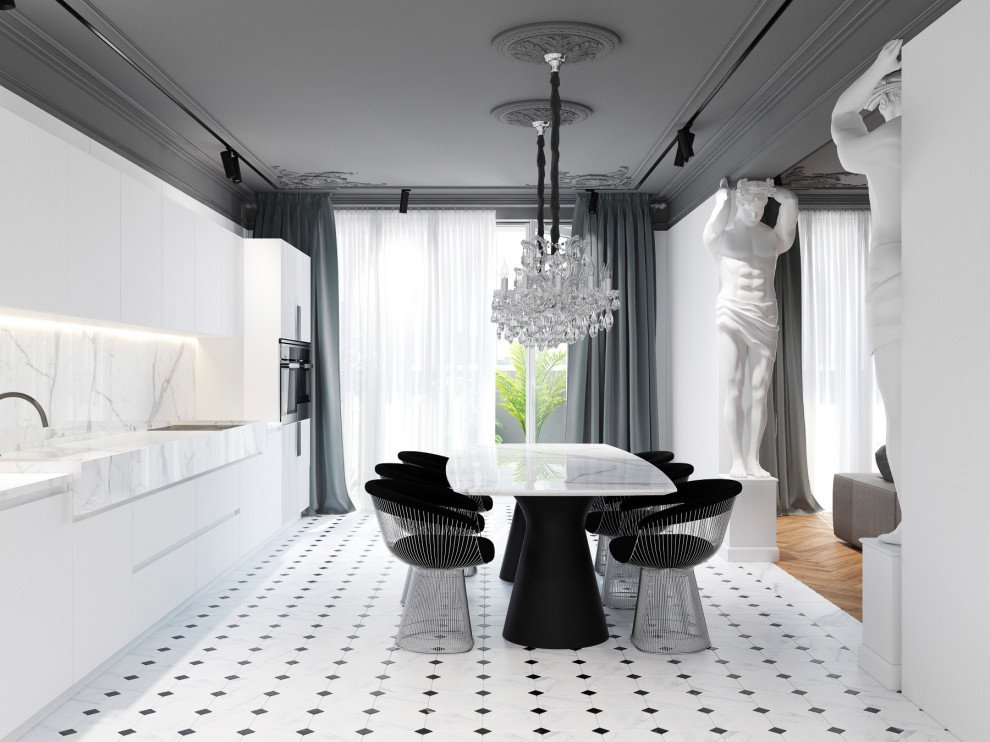 интерьер квартиры в стиле современная классика