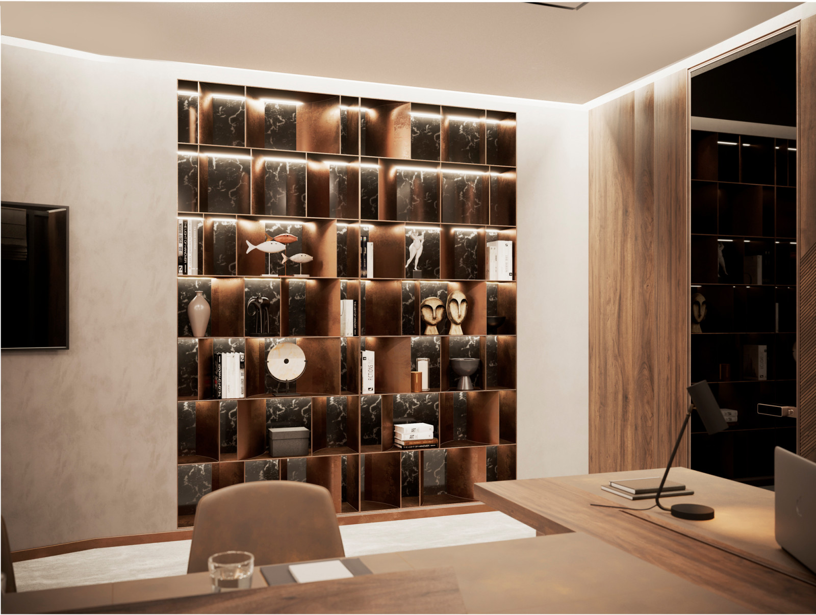 Блок директора в офисе