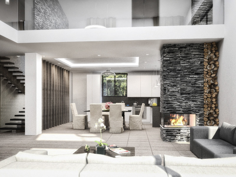 Интерьер дома на Истре