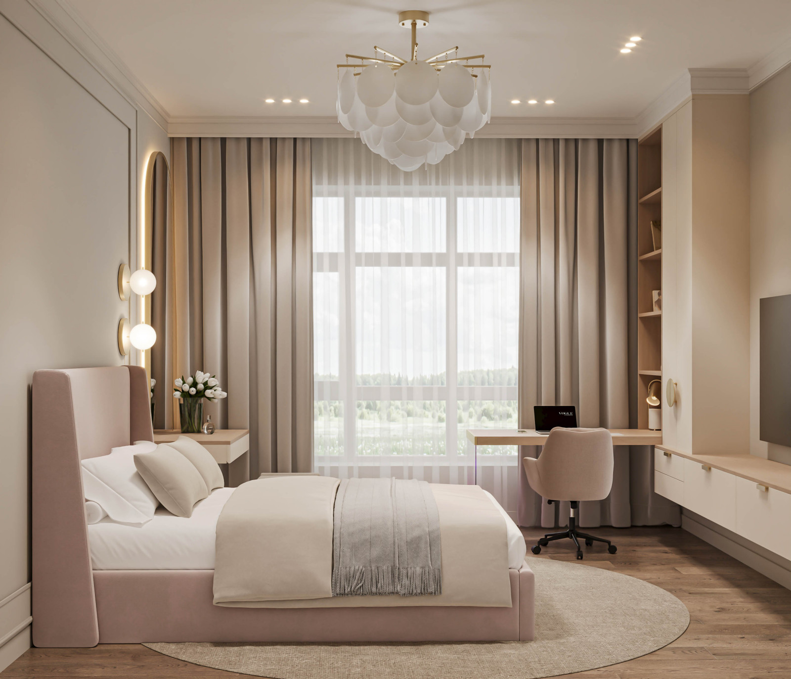 Дом в стиле неоклассика 260 м2