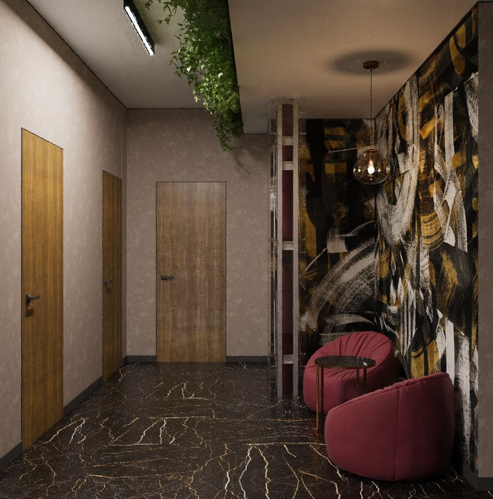 Обложка проекта: Дизайн массажной студии в стиле лофт