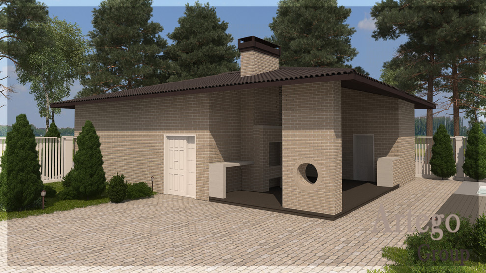 Проект дома в английском стиле в КП "Княжий берег"