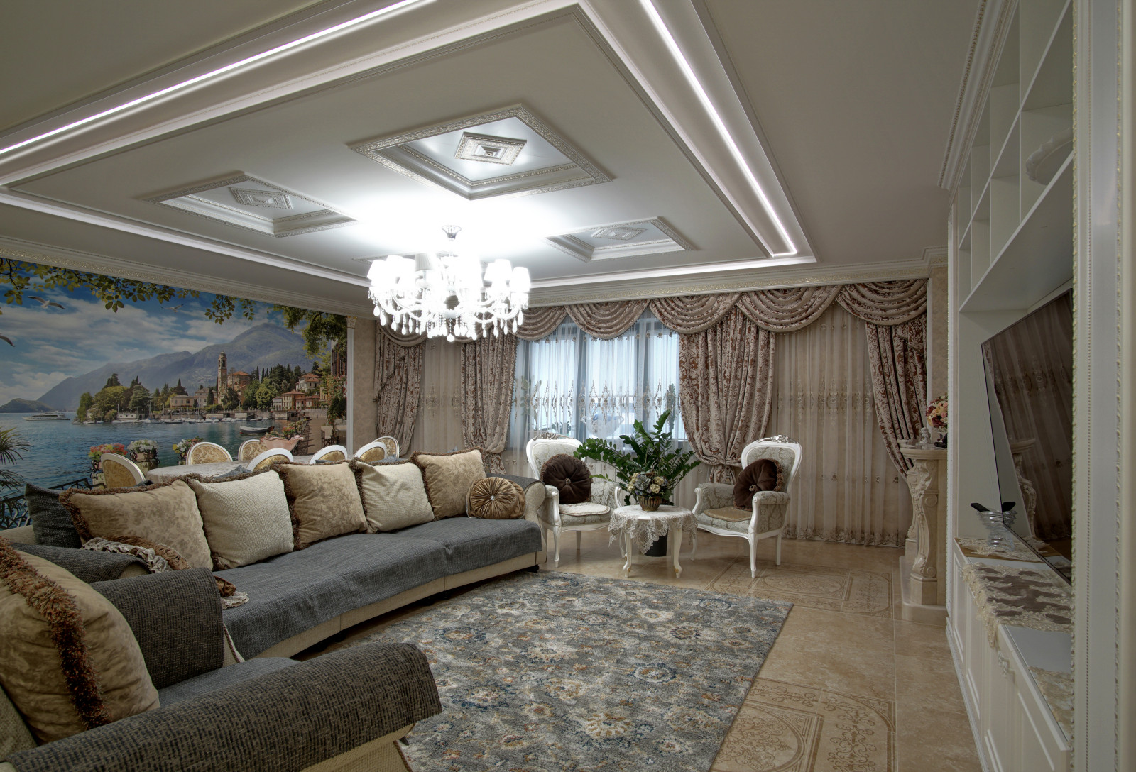 ГОТОВЫЙ РЕМОНТ КВАРТИРЫ 260 КВ.М В ЖК "ТУРГЕНЕВ" Г.КРАСНОДАР