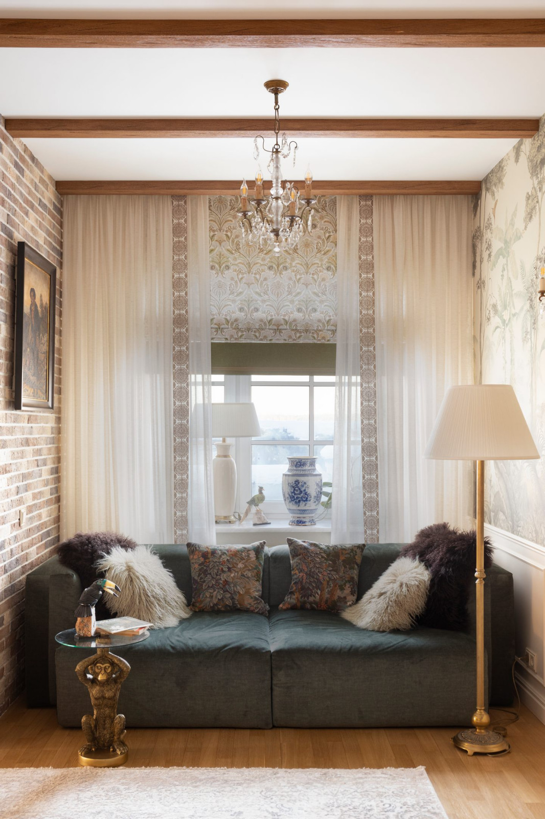 Гостиная с аркой