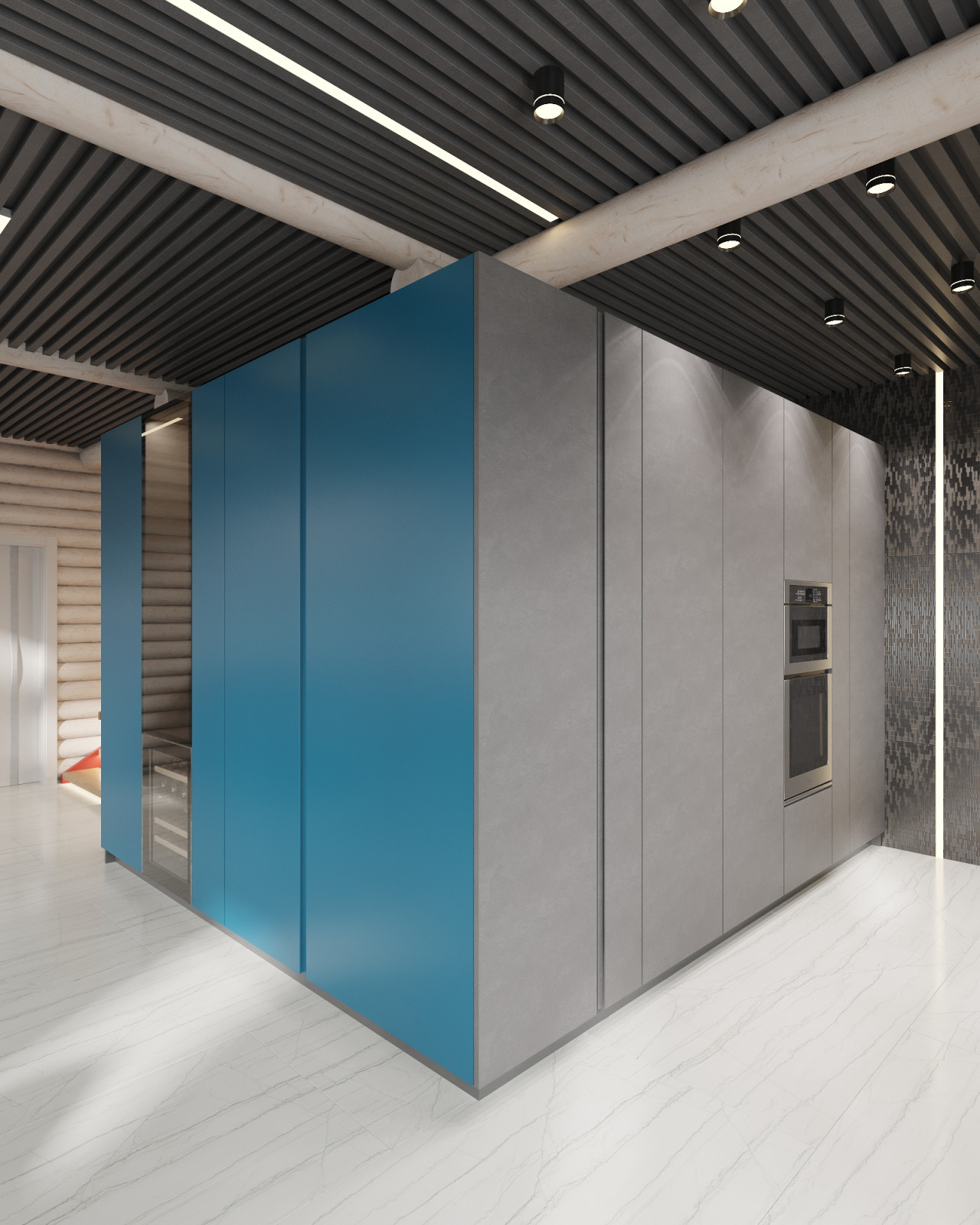 Дом из бревна в КП "Золотые Сосны"