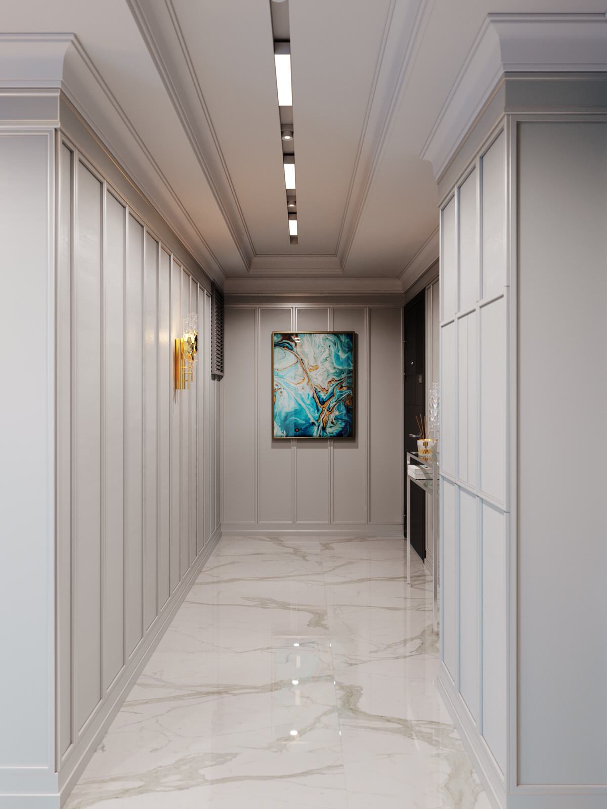 Частный интерьер на Песочной набережной