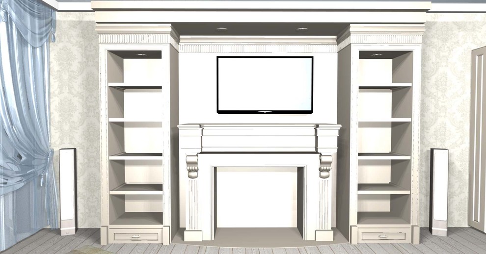 Варианты отделки гостиной