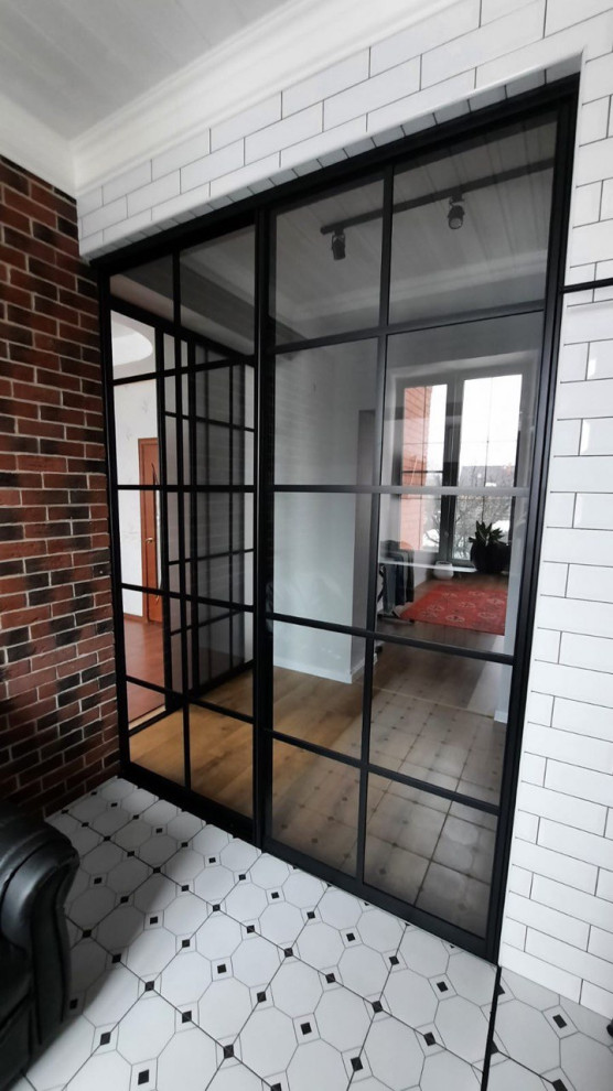 Межкомнатные двери купе в стиле лофт