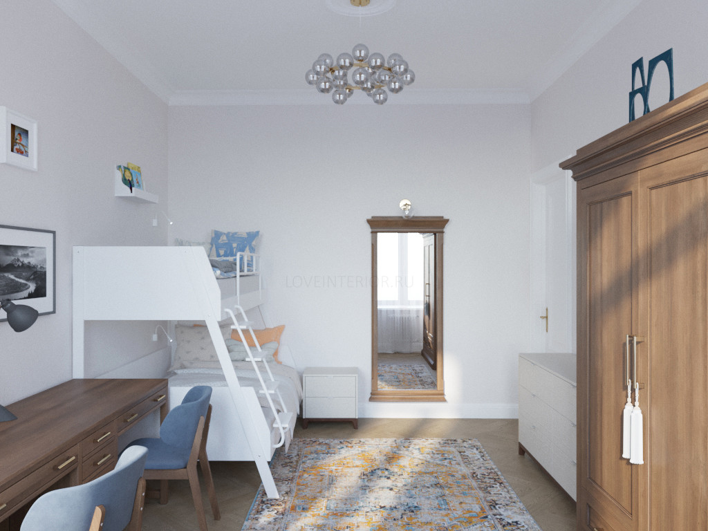 Квартира в доме, построенном в XIX веке в центре Москвы