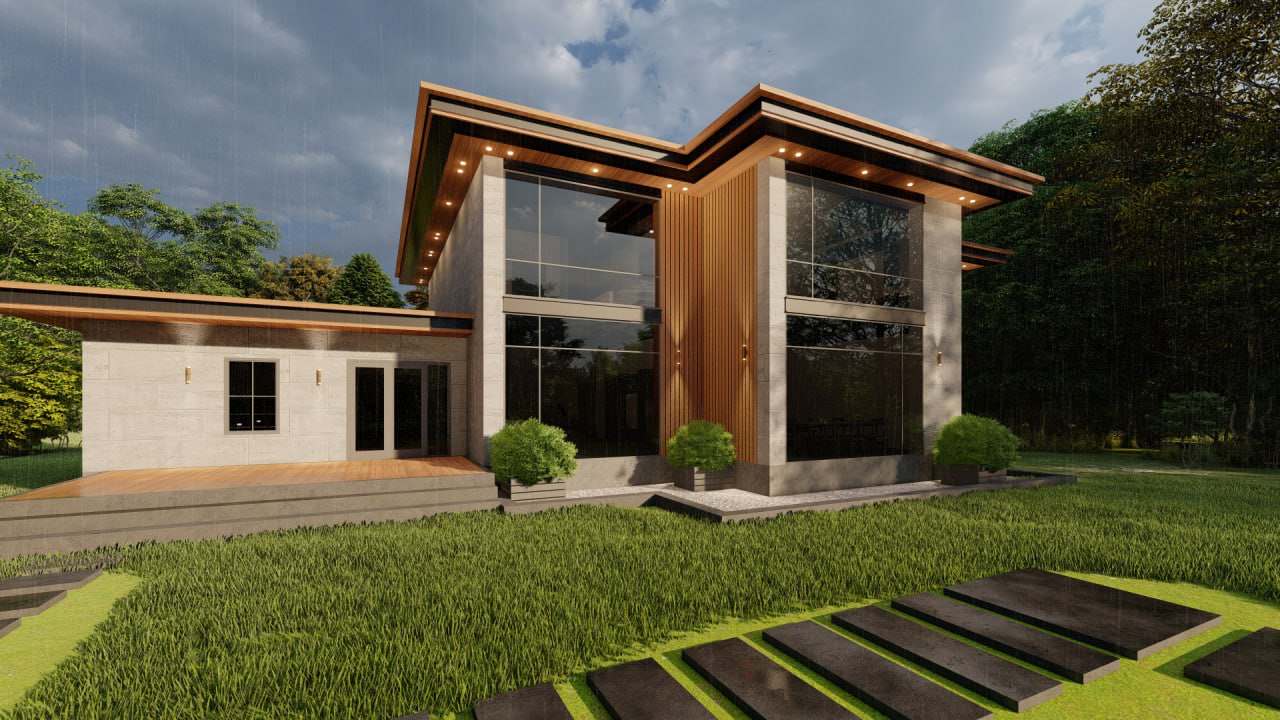 Обложка проекта: Двухэтажный дом