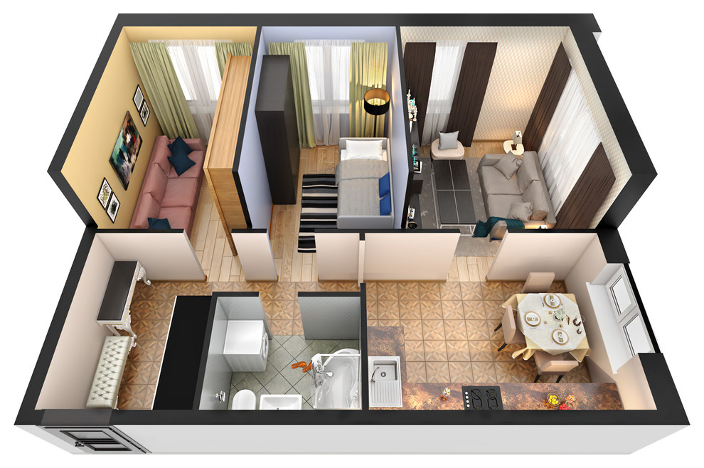 3D планировки от студии "Уютная Квартира"