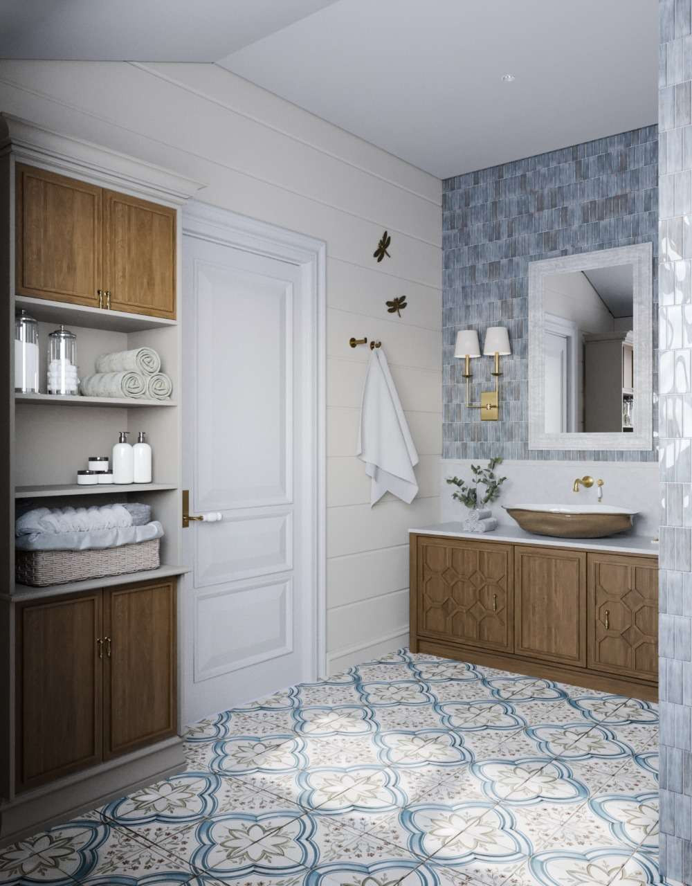 Дизайн-проект дома из клееного бруса в КП «Ново-луговая»