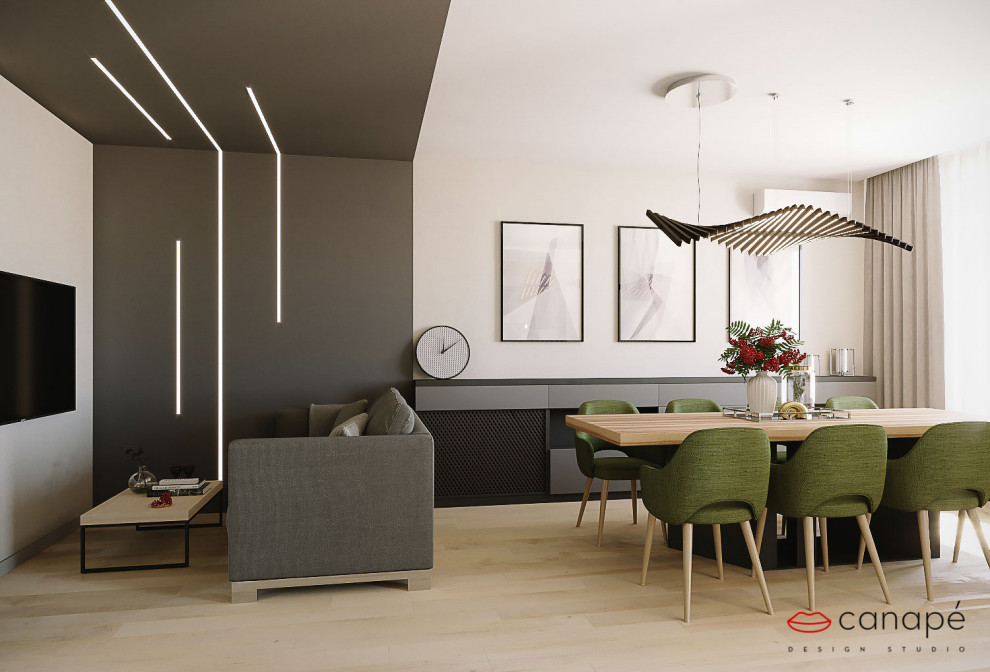 Двухуровневая корпаративная квартира