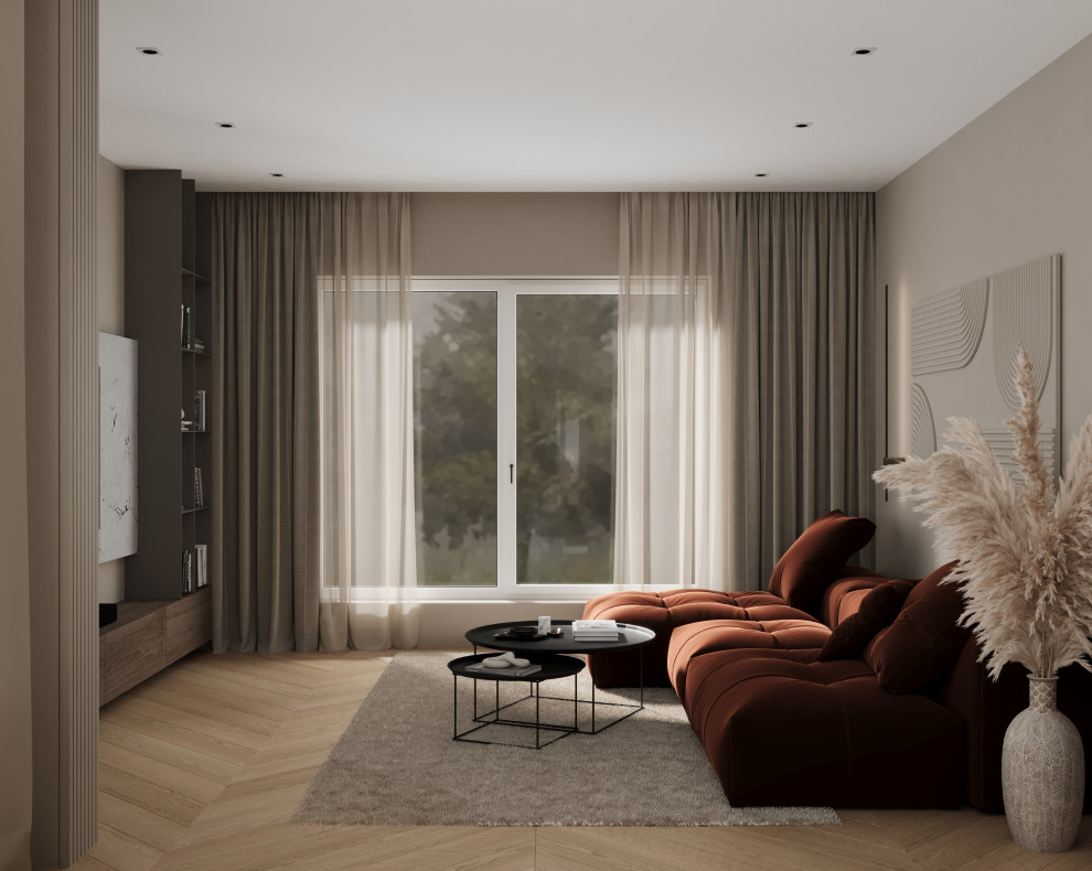 Обволакивающий интерьер дома