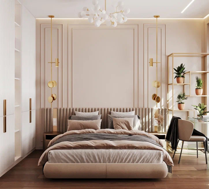 Ремонт квартиры в стиле неоклассика для молодой девушки